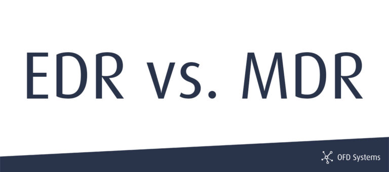 EDR versus MDR Systeme